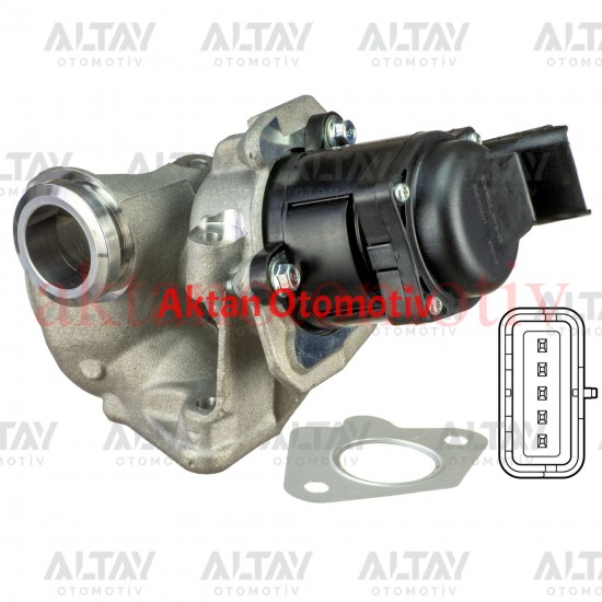 EGR VALFI FOCUS / C-MAX / FIESTA / C4 / 307 / 407 / 308 / PARTNER / BERLINGO / SCUDO II 02-11 1.6 HDI-TDCI (KABLOSUZ)